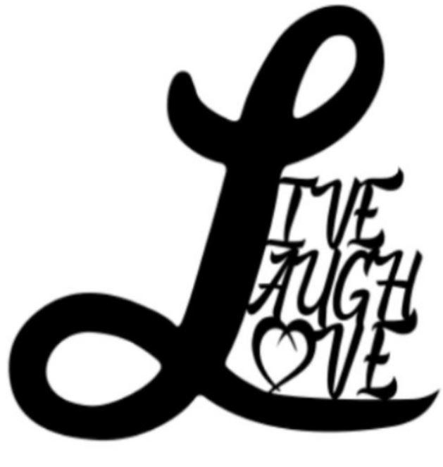 live laugh love sign